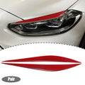 1 Pair Headlight Eye Lid Cover Sticker for BMW F30 (2012–2019) Carbon Fiber