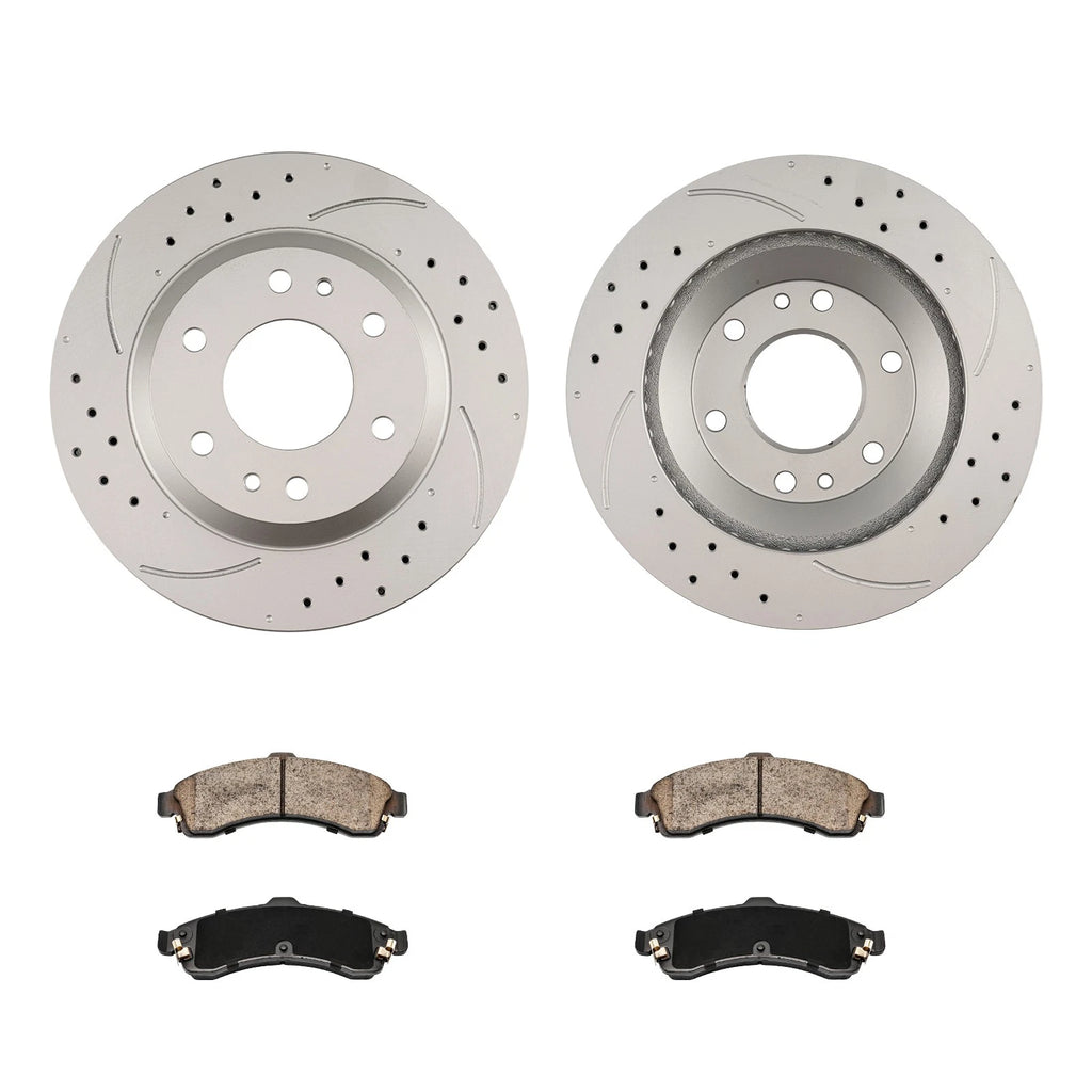 Drilled & Slotted Brake Kit for Chevrolet Trailblazer (2002–2005)