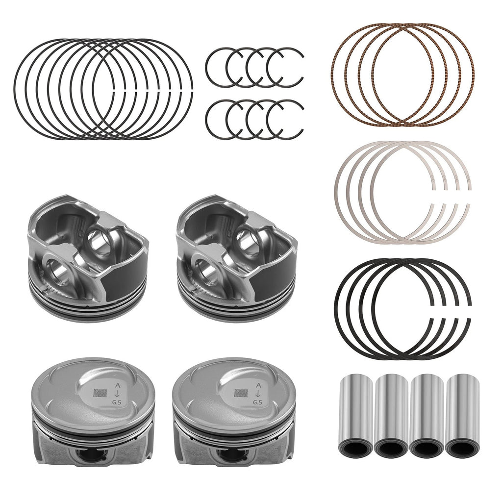 2.4L Engine Pistons & Rings Kit for Kia Sorento, Optima, Hyundai Sonata (2011–2019)