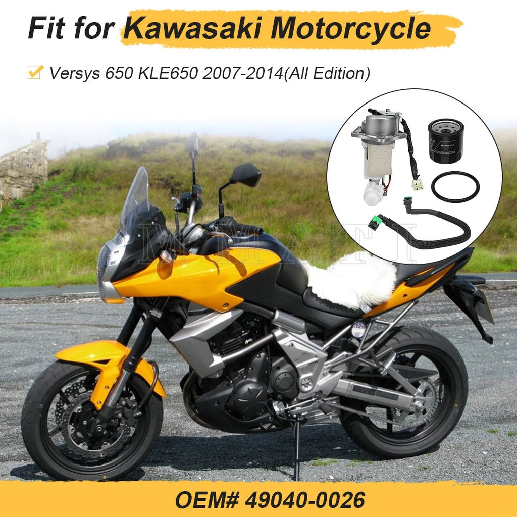 Fuel Pump & Hose & Oil Filter Kit for Kawasaki Versys 650 (2007–2014)