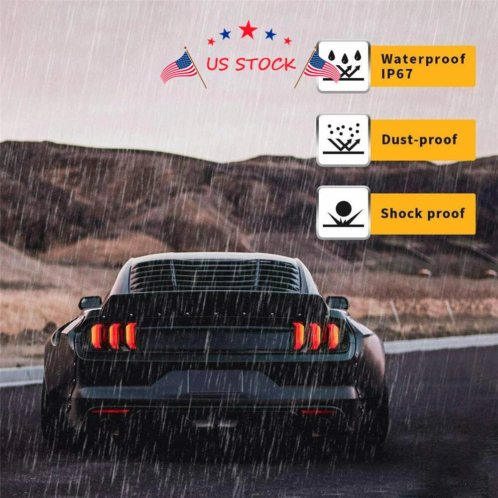 LED Tail Lights for Ford Mustang (2015-2019) - Five Modes Dynamic Indicator