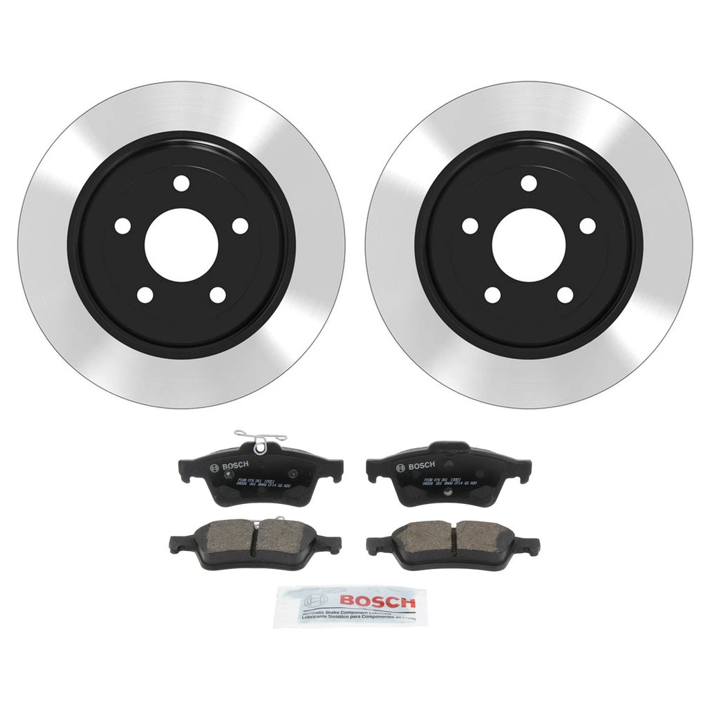 Set of 2 Wagner Rear Rotors & Bosch QuietCast Ceramic Pads for Cobalt SS (2005–2010)