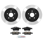 Set of 2 Wagner Rear Rotors & Bosch QuietCast Ceramic Pads for Cobalt SS (2005–2010)