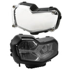 LED Headlight Lamp Assembly & Guard Cover for BMW F750GS F850GS (2018–2025)