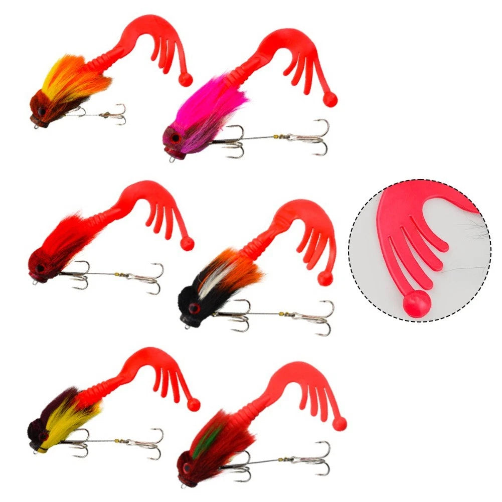 Deep-sea Mouse Lure for Boat Fishing - Flexible PVC Tail
