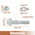 Set of 2 Alignment Camber Caster Adjusting Bolts for Dodge Sprinter 3500