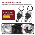 2Pcs Ball Joints for Honda Rancher Foreman Rubicon Rincon Pioneer