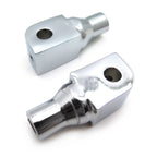 Chrome Foot Pegs Connection Fittings for Honda Shadow VTX Valkyrie (2001–2009)