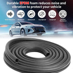 20ft Auto Rubber Seal Trim for Door Window, Lock, Trunk, Hood (2000-2000)
