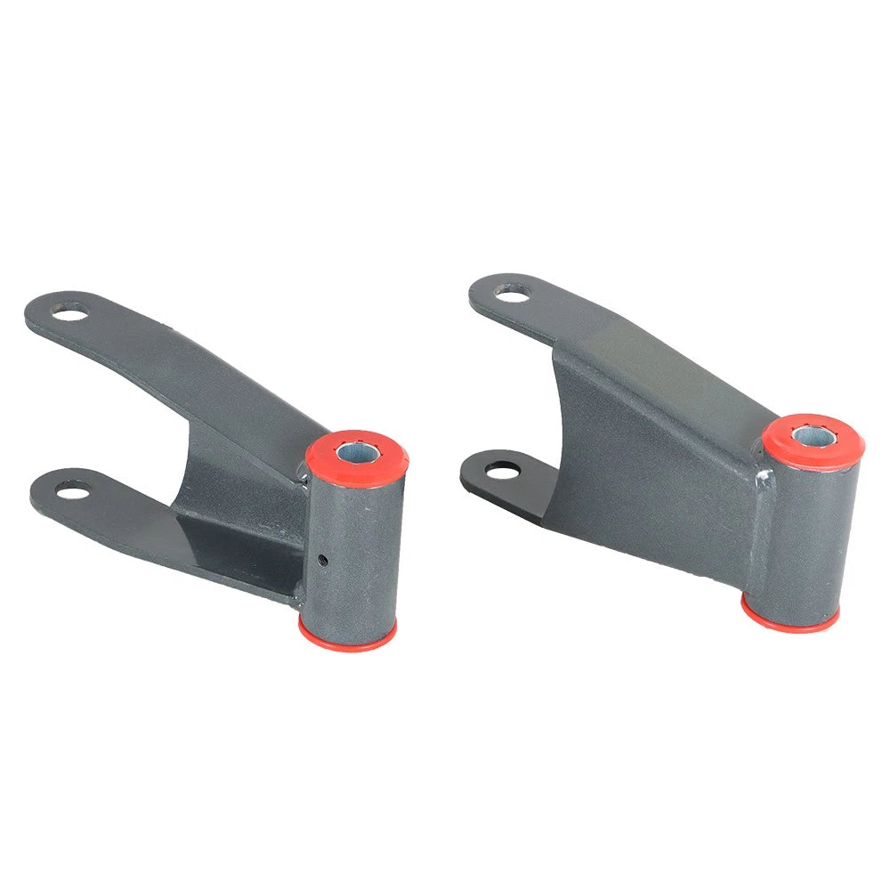 2X 2" Rear Drop Lowering Shackle Kit for Ford F250 F350 Super Duty (1999–2007)