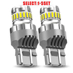 Set of 2 7443 7444 7440 LED Backup Reverse Light Bulbs 6500K for Automotive
