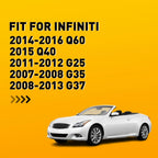 Rear License Plate Frame Holder for Infiniti G25 G37 (2007–2013)