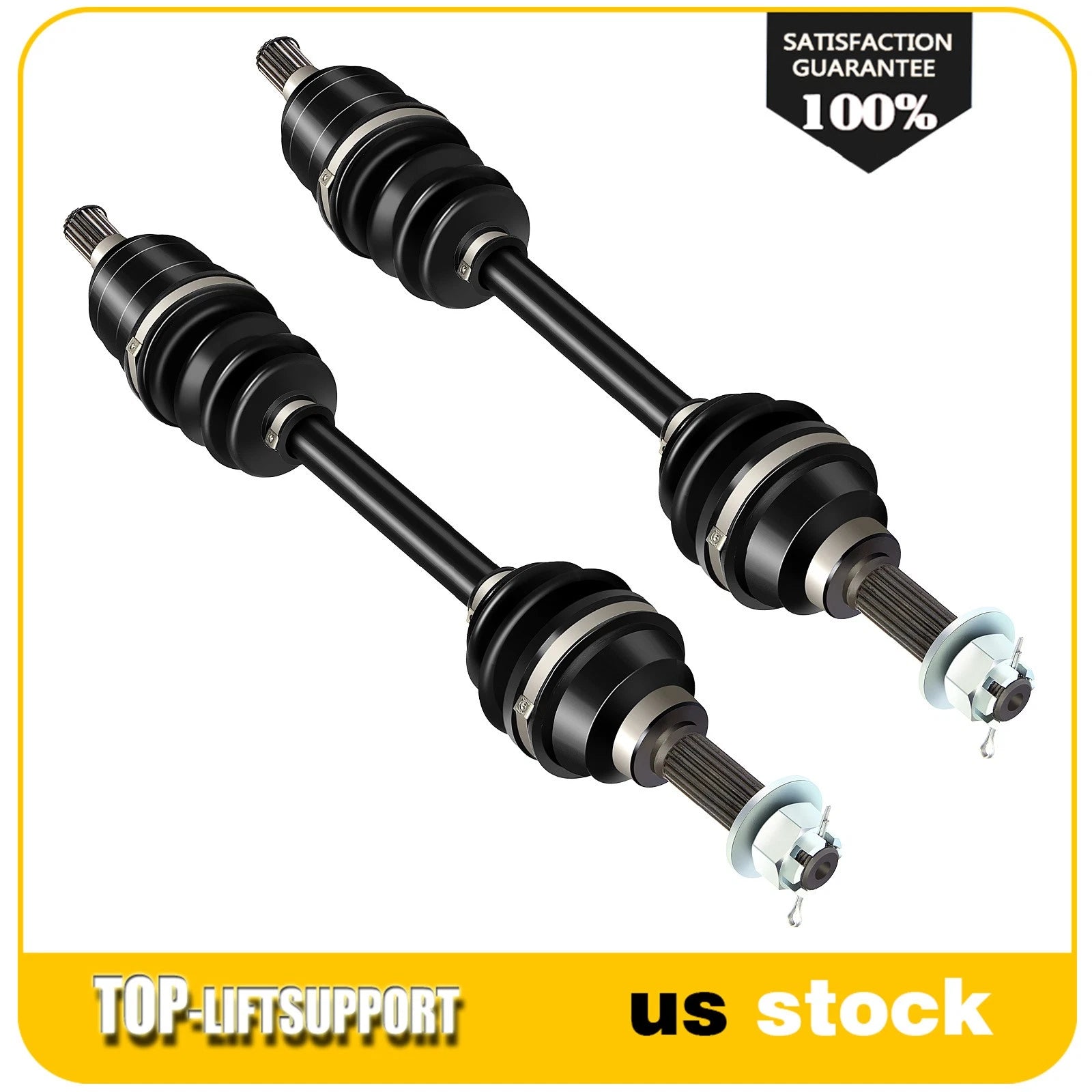 2X CV Axles for Suzuki King Quad 450 500 700 750 (2007–2015)