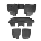 All-Weather TPE Floor Mats for Lincoln Aviator (2020–2024) 6-Seats Black