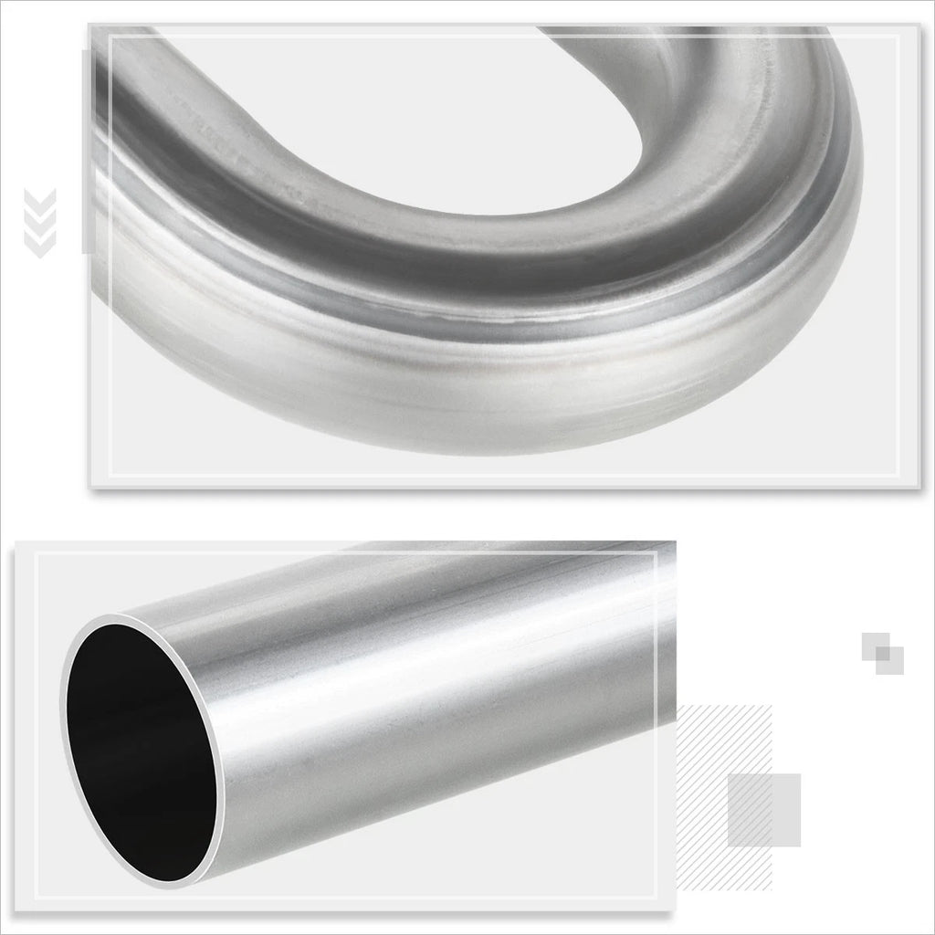 1-5/8" Mild Steel Exhaust Piping 180 Degree U-Bend for Custom Applications