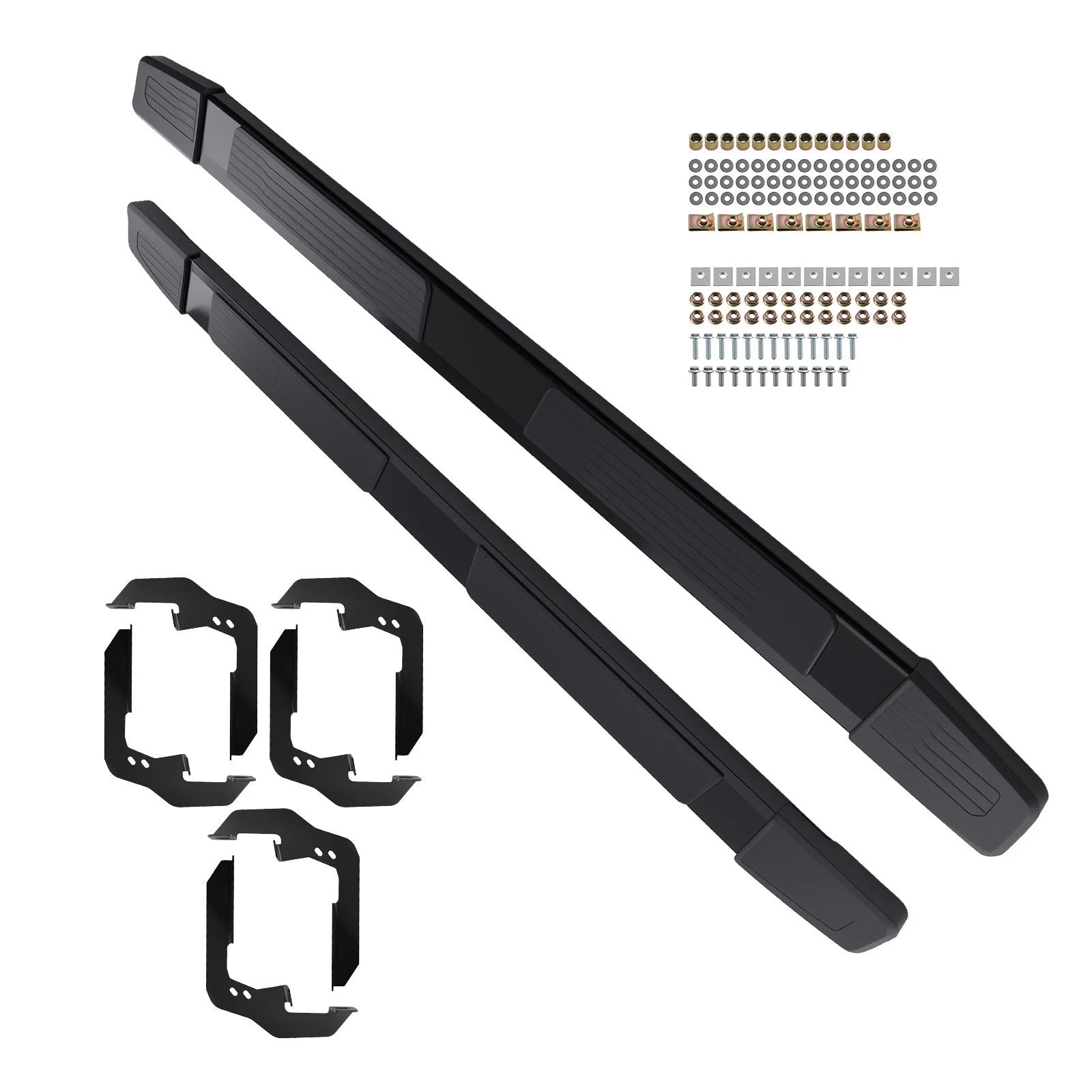 6" Nerf Bar for Chevrolet Silverado GMC Sierra Crew Cab (2019–2026) Aluminum
