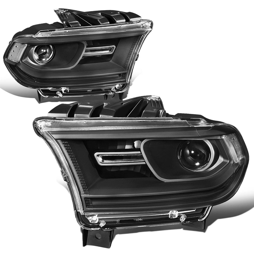 2X Projector Headlights for Dodge Durango (2014–2020) OE Style Black
