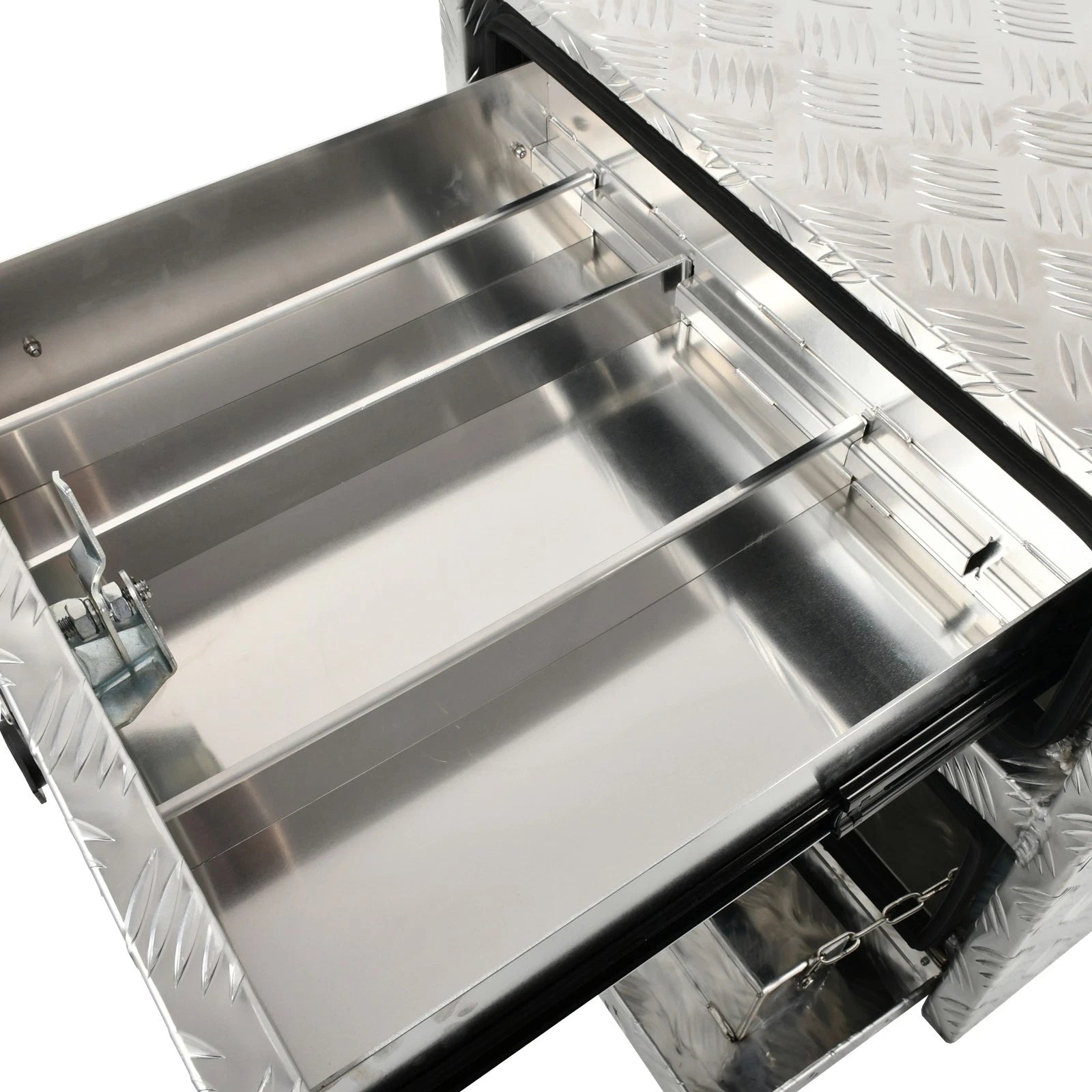 Aluminum Underbody Tool Box for Truck (24"x18"x20")