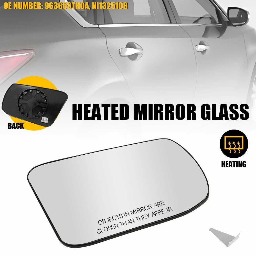 Heated Rear View Mirror Glass for Nissan Altima (2013–2018)