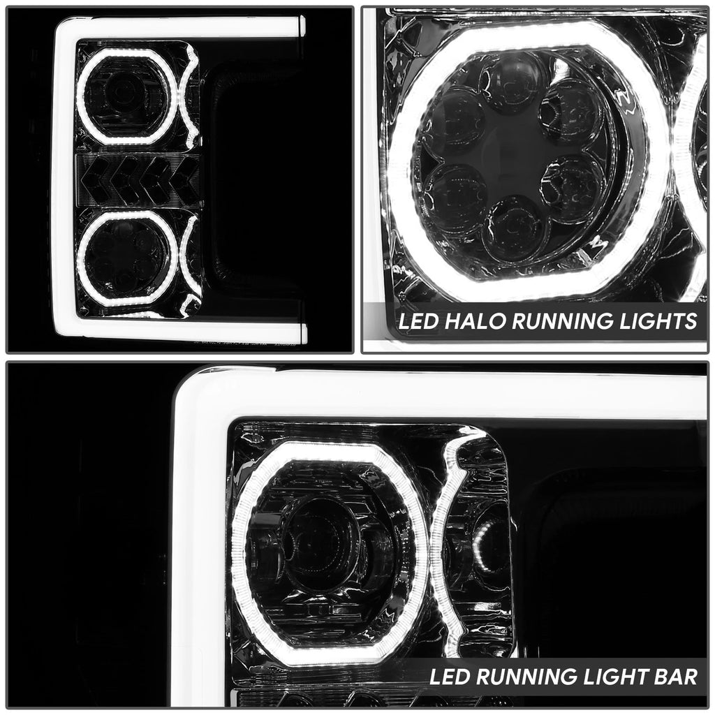 Sequential LED Light Bar Headlight for Ford F250 SD (2017–2019)