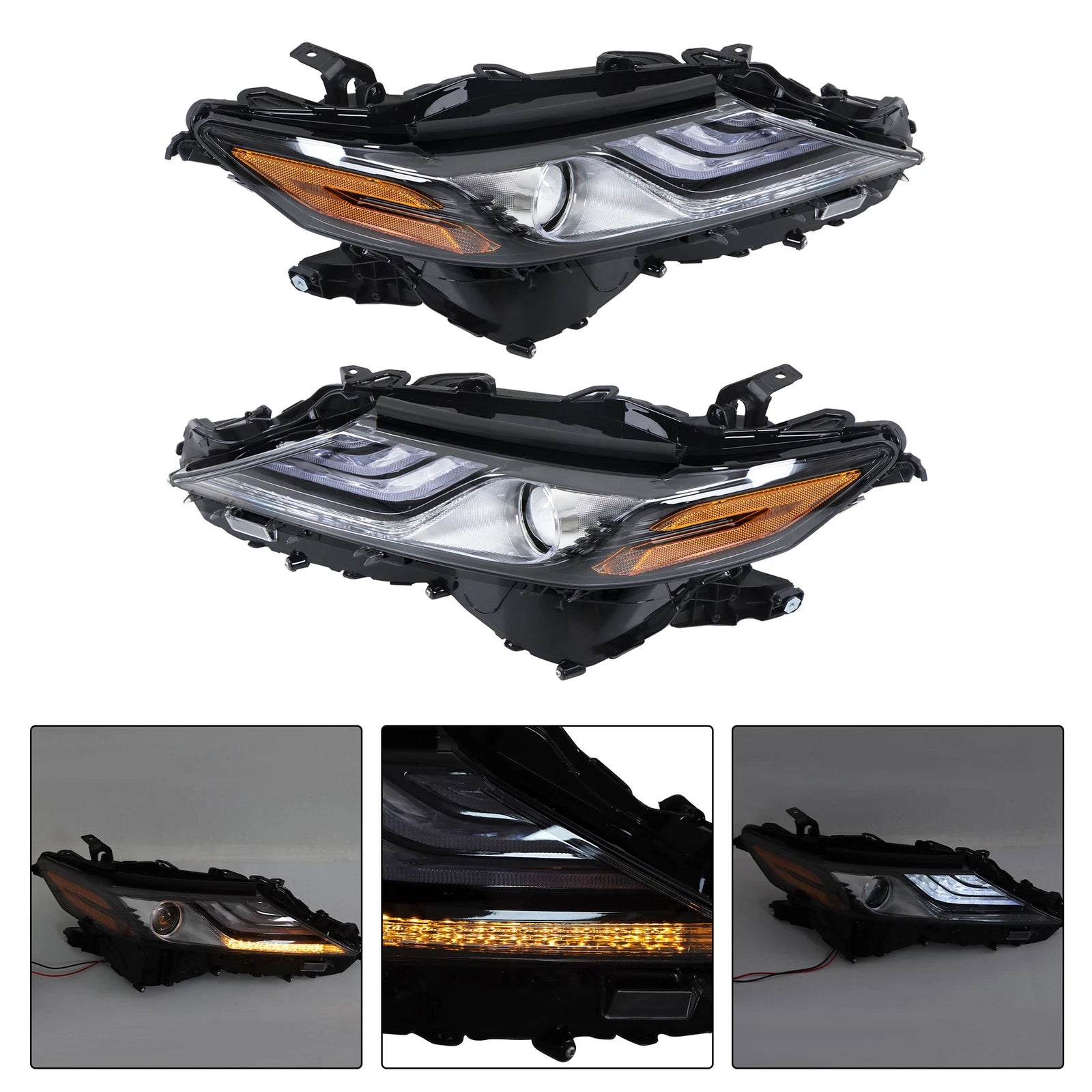 Headlight Assembly for Toyota Camry XSE (2021â2022) Left + Right Side