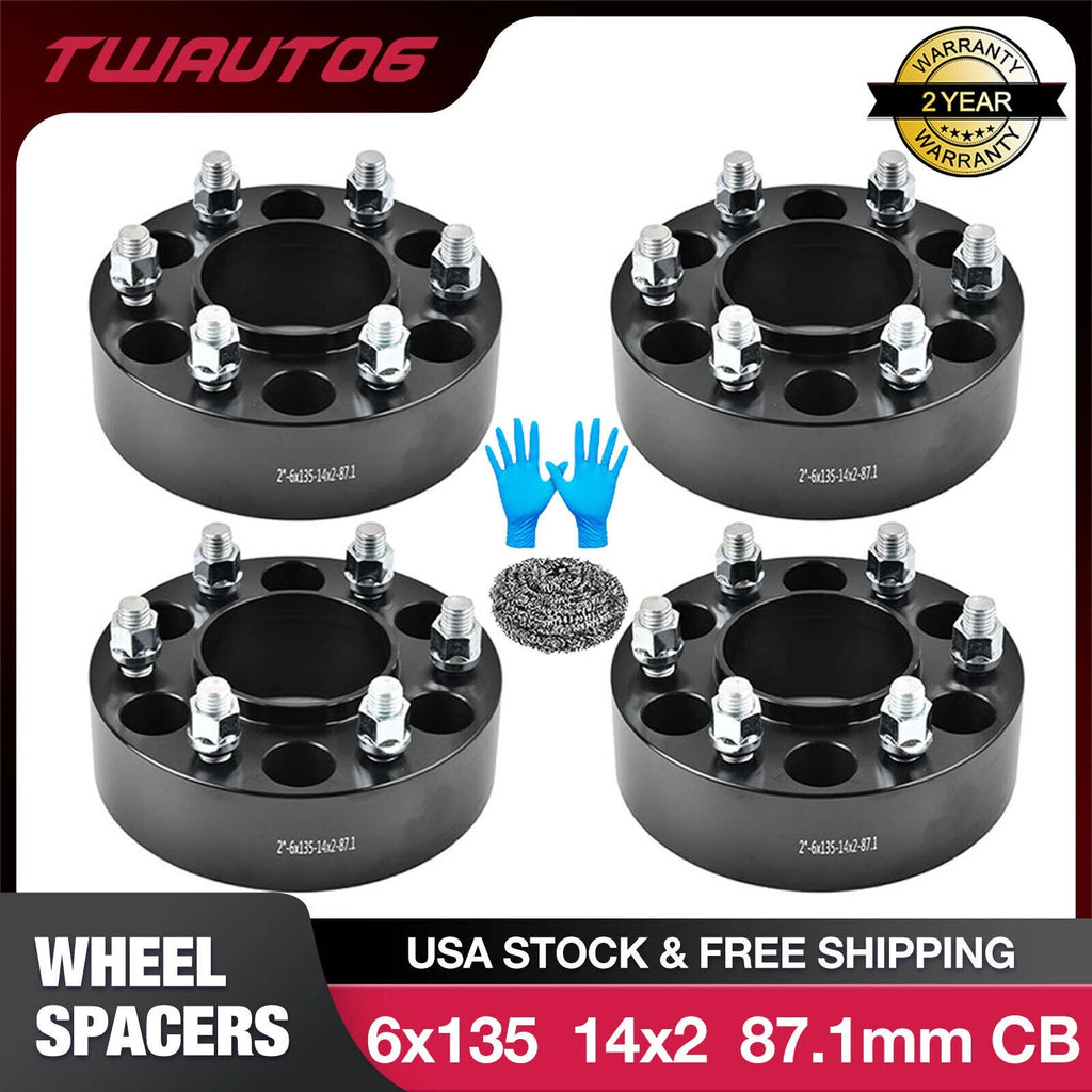 4-Piece Hubcentric Wheel Spacers for Lincoln Mark LT (2006–2014)