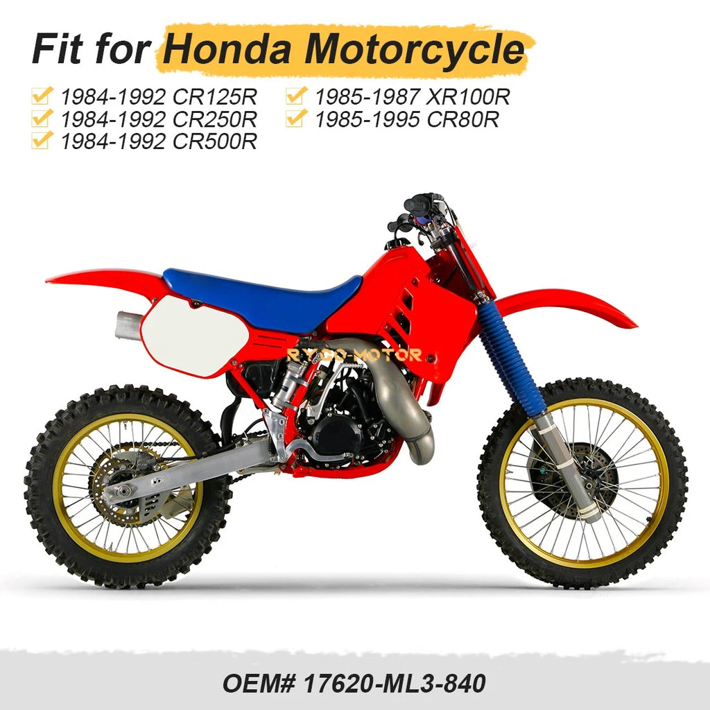 Gas Fuel Tank Cap #17620-ML3-840 for Honda CR125 CR250 CR500 (1984–1992)