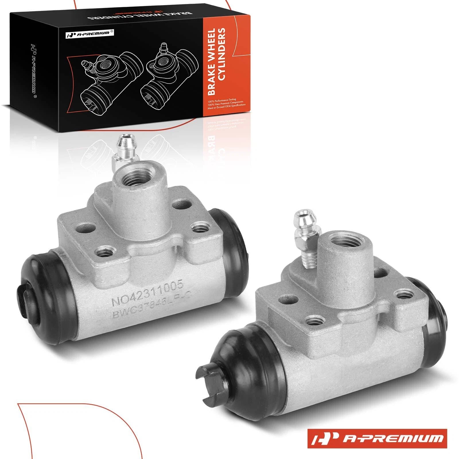 2X Rear Drum Brake Wheel Cylinders for Honda Accord Civic (1990–2002)