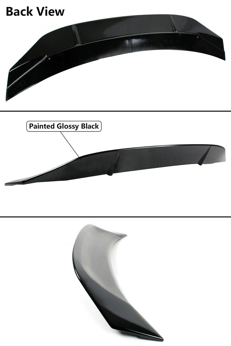 Glossy Black Highkick Duckbill Spoiler for Honda Civic (2016–2021)
