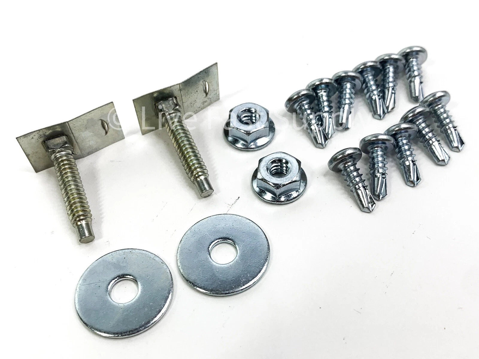 Rear Valance Hardware Kit Screws Nuts Washers for 1967–1968 Ford Mustang