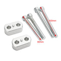 Silver Risers for Tiger 1200 & Explorer XR XRx XRx Low XRt XCx XCa (2010–2020)