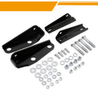 Rear Shock Relocation Brackets Kit for Chevy C10 C20 GMC C15 (1963–1972)