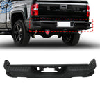 Rear Bumper Assembly for Silverado Sierra 1500 (2019–2023) Dual Exhaust Black
