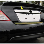 Luxury License Bar Trim Stainless Steel Upper for Nissan Versa (2012–2019)