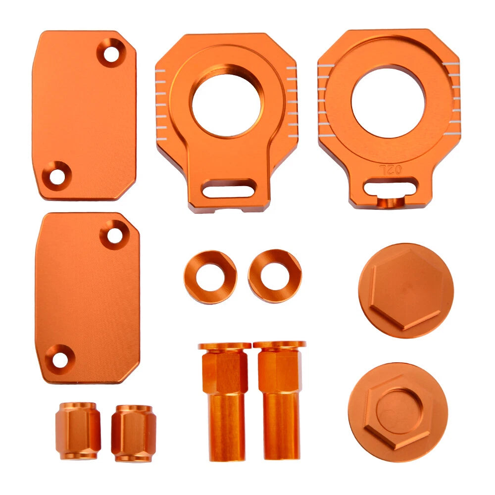 NICECNC Billet Reservoir Covers for KTM 250 350 450 500 EXCF EXC-F (2012–2021)