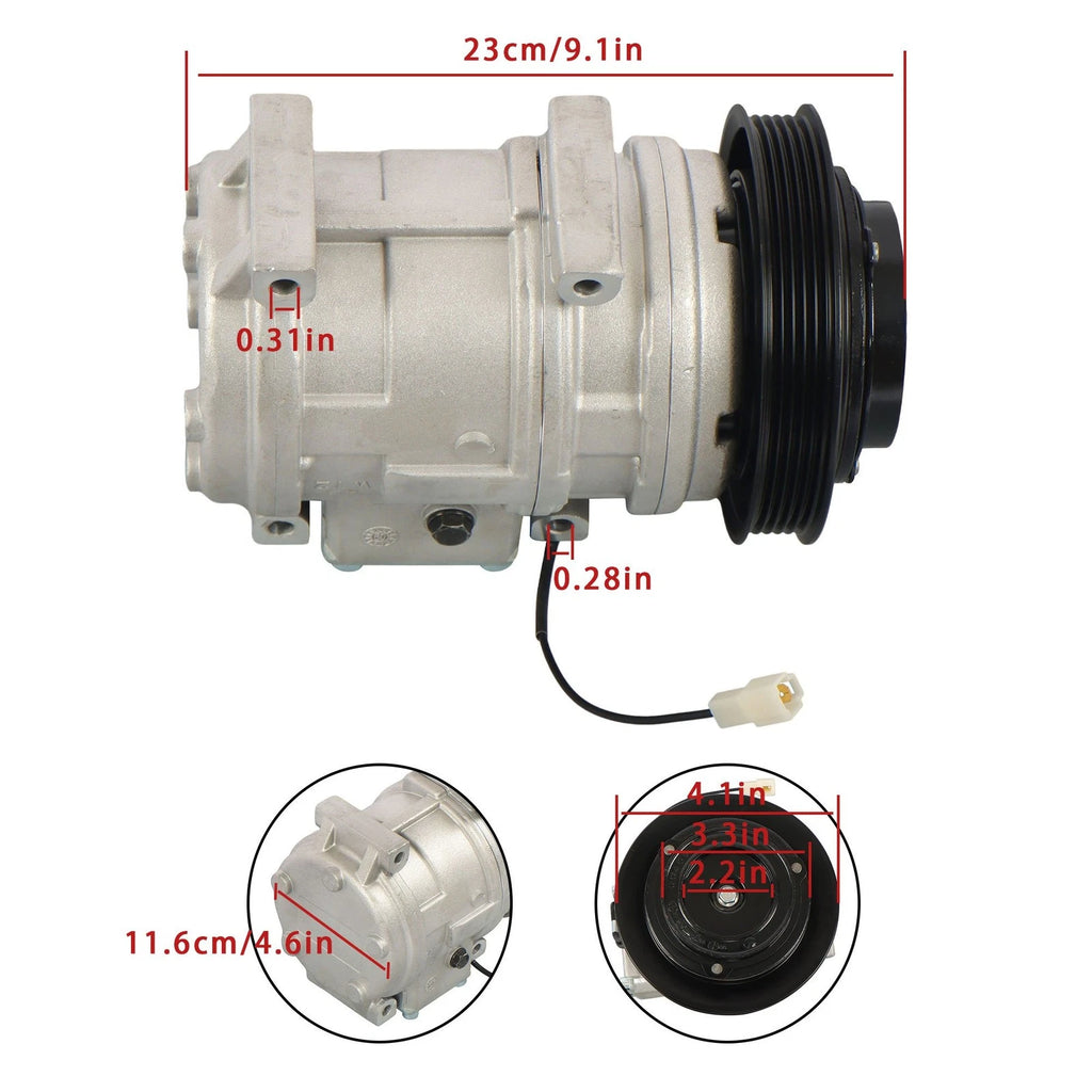 A/C Compressor with Clutch for Acura Legend (1991–1995)