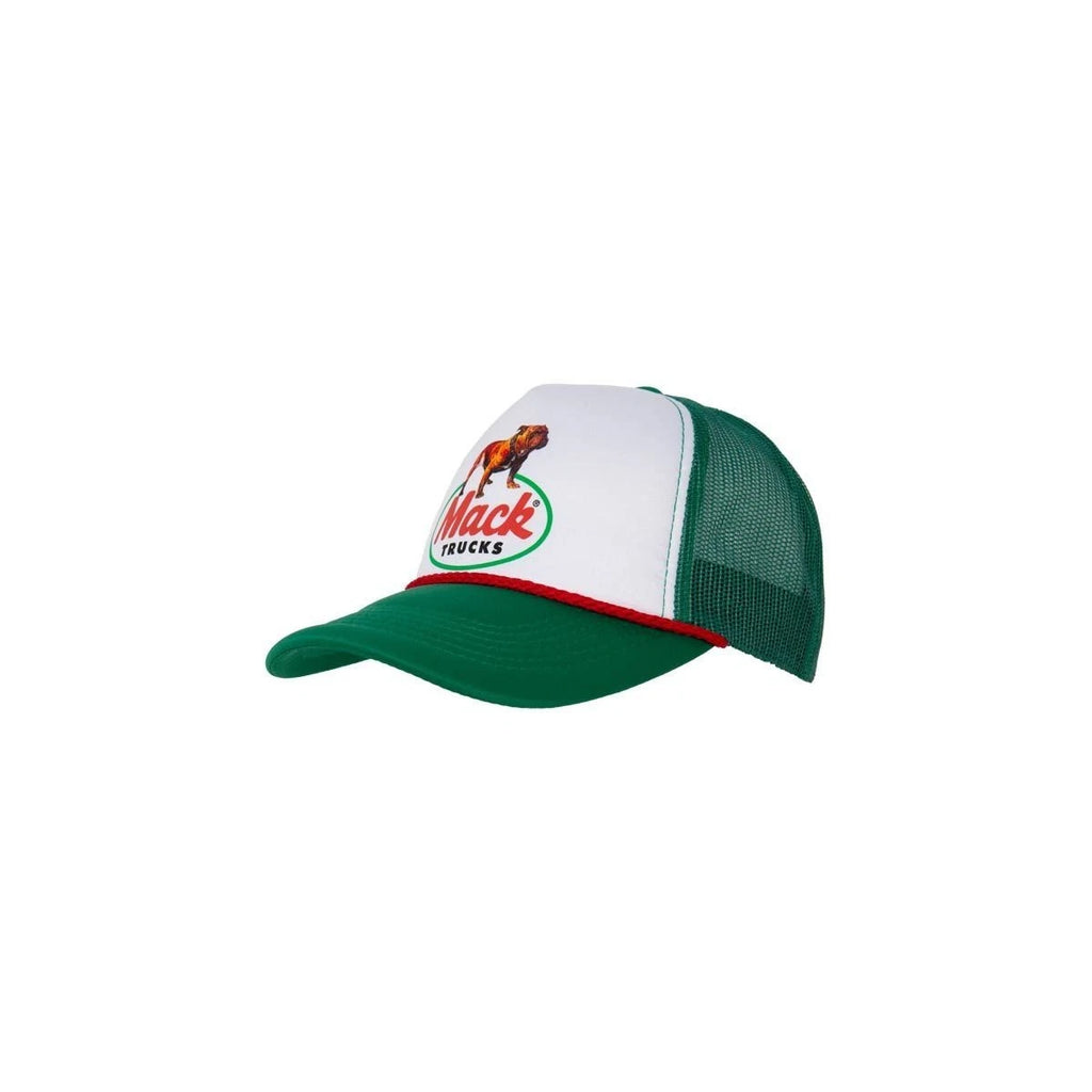 Mack Trucks Retro Foam Trucker Hat Adjustable Green White Mesh Cap