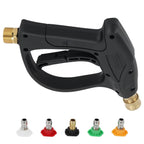 High Pressure Cleaning Gun M22 14mm with 5 Quick Change Nozzle Tips