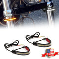 Dual-Color LED Lamp Strips for Motorcycle Turn Signal 