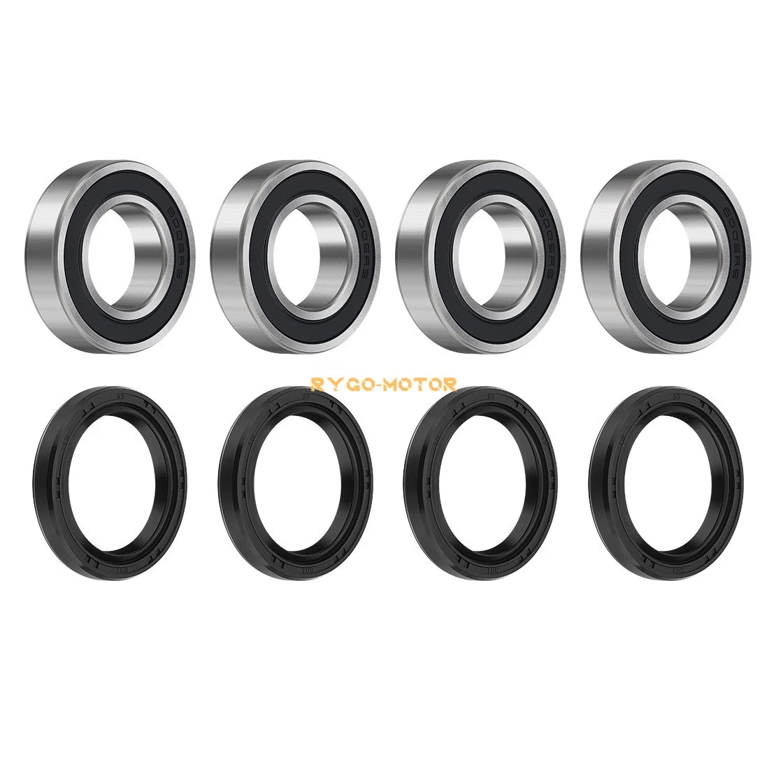Set of 2 Front Wheel Bearings Seal for Kawasaki Mule 3000-4010