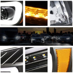 C-Bar LED DRL Chasing Signal Projector Headlight for Ram (2006–2009)