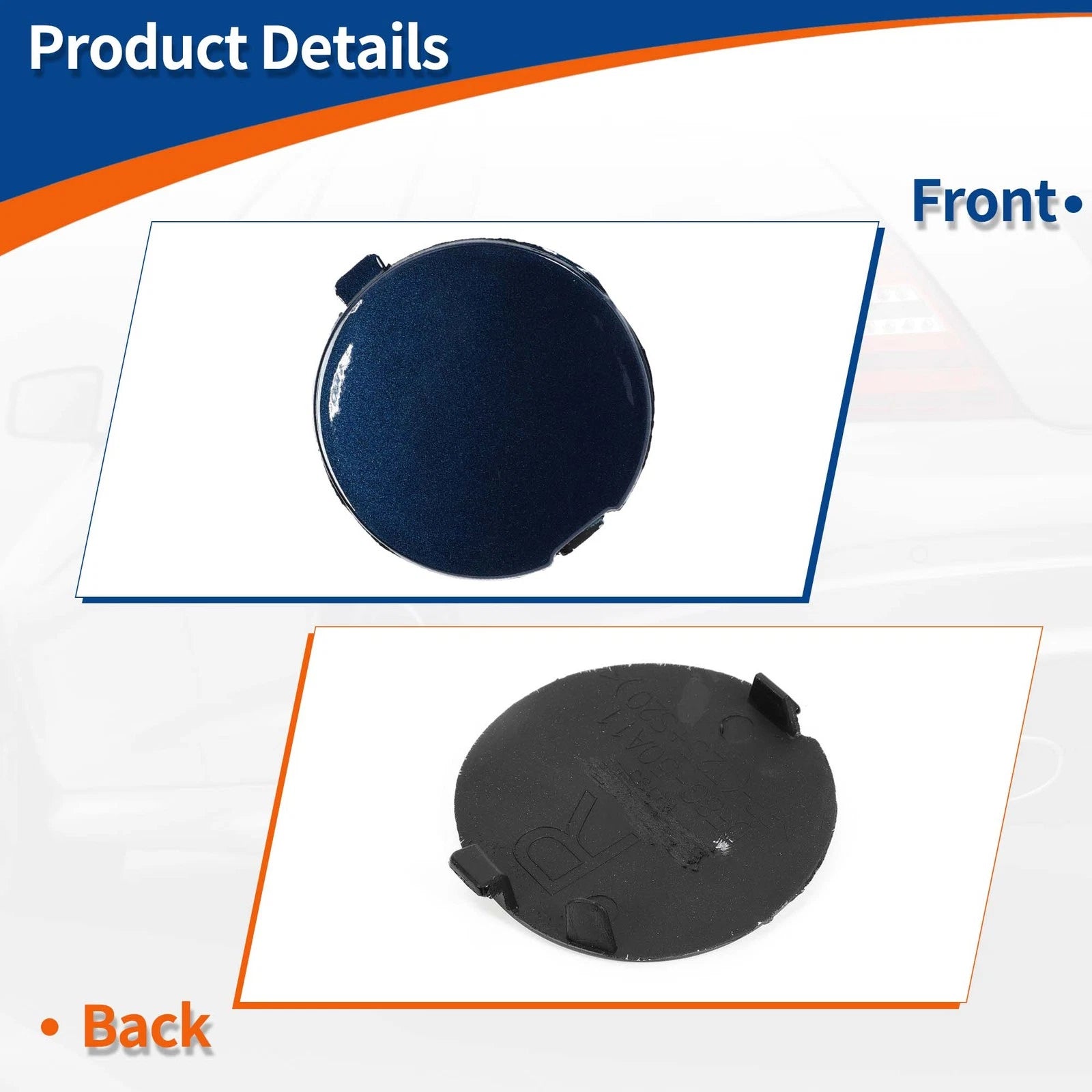 Tow Hook Cover for Mazda (2016–2021) No.D10J50A11A Eternal Blue