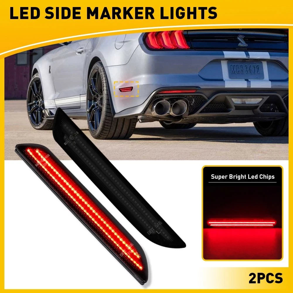 Rear Bumper Side Marker Light for Ford Mustang V6 GT Premium (2015–2022)