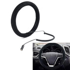 Heated Steering Wheel Cover for Car (14.5-15.5in)