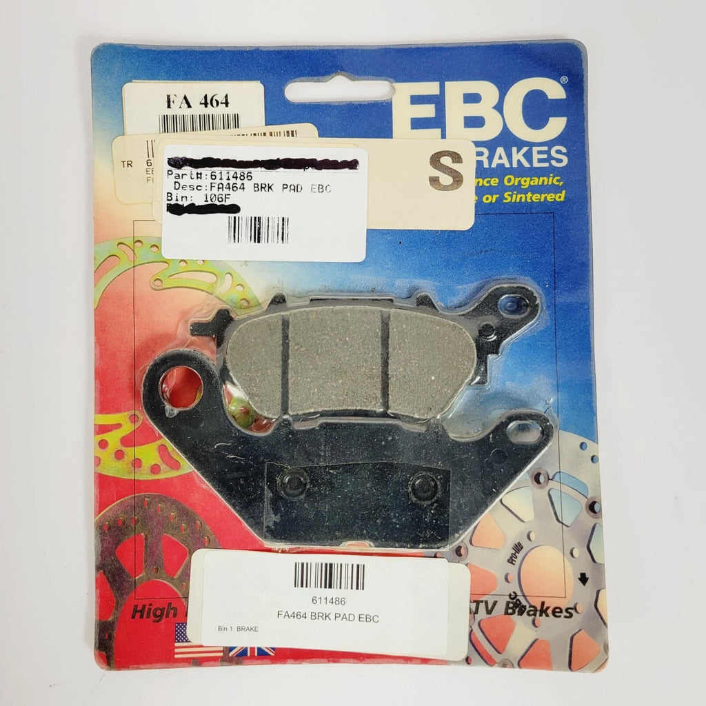 EBC Organic Front Disc Brake Pads FA464 for Yamaha YBR125 (2008–2016)
