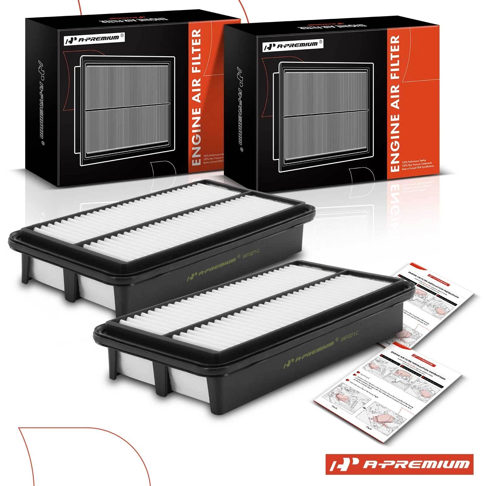 2X Engine Air Filter for Kia Sedona (2006–2012) & Hyundai Entourage (2007–2010)