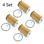 Set of 4 Oil Filters for Hyundai Azera, Kia Cadenza, Sedona, Sorento (2011–2019) 26320-3CAA0