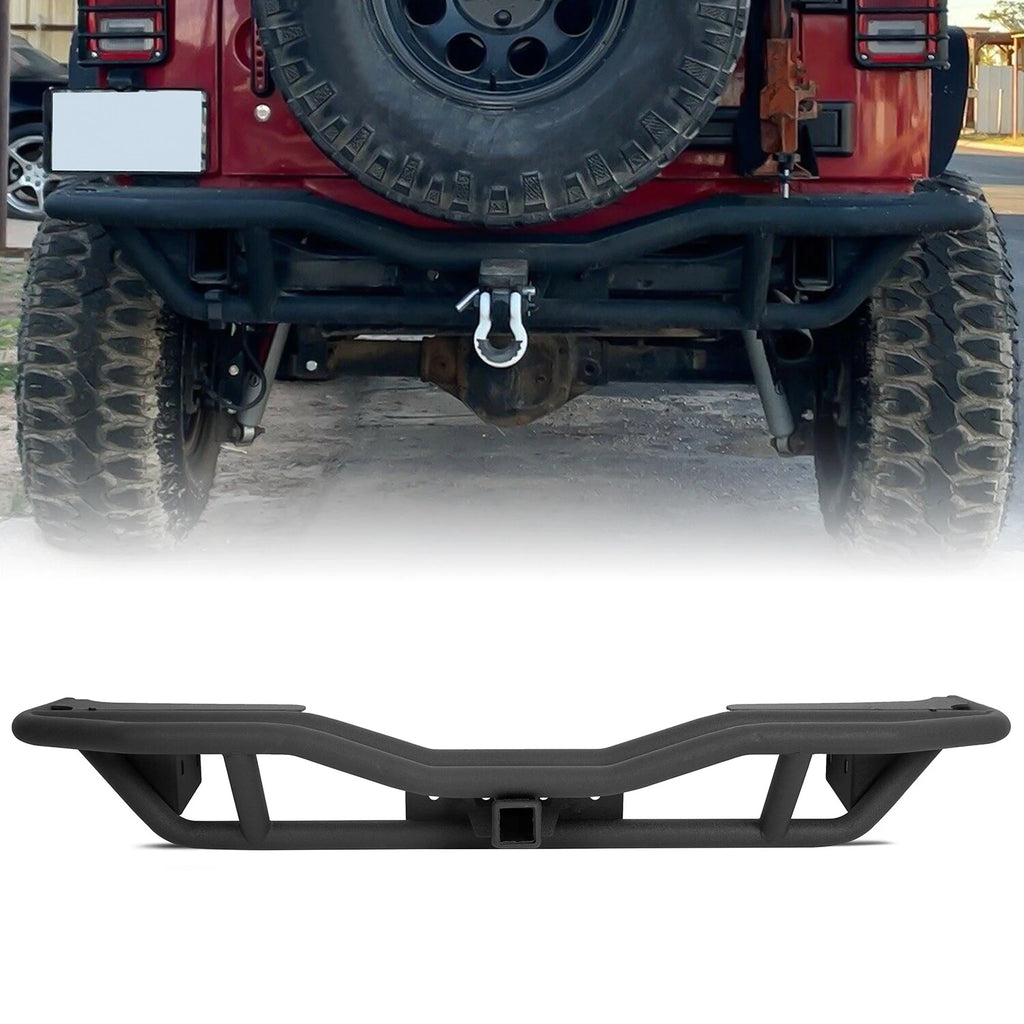 Textured Rear Bumper Guard for Jeep Wrangler JK (2007–2018)