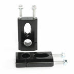 Set of 2 Black Handlebar Mount Clamps Risers 7/8" for Honda XR50 CRF50