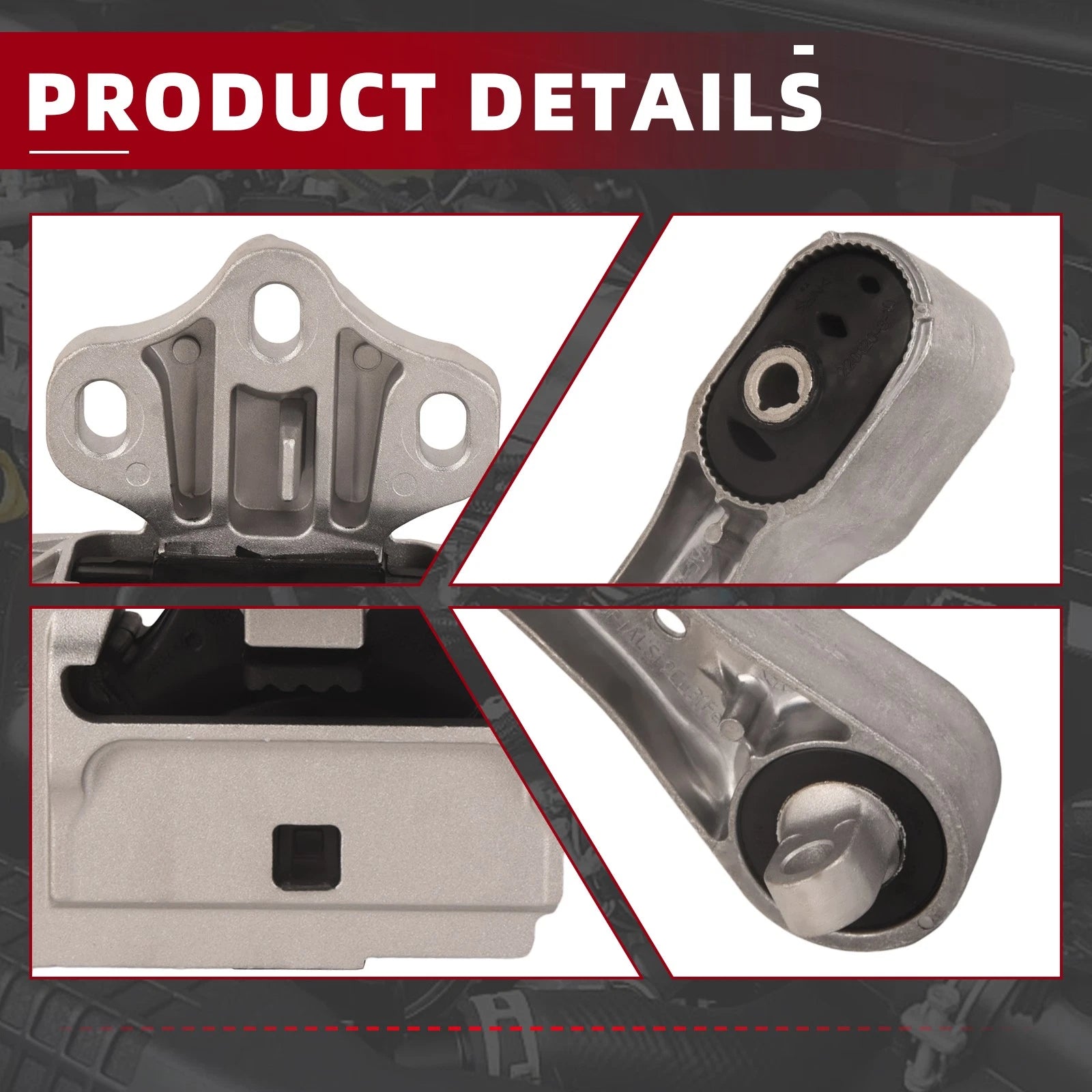Set of 3 Engine Motor Mounts for BMW X1 X2 Mini Cooper (2014-2021)